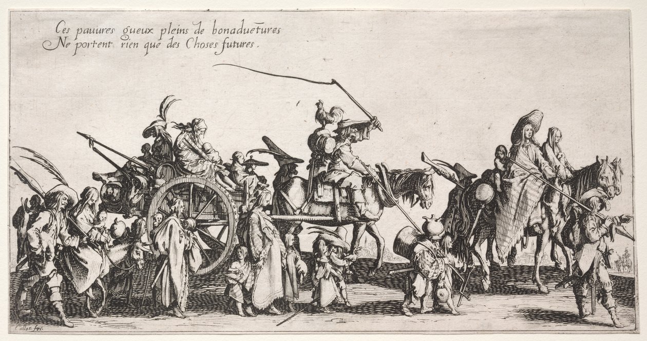 I Bohémien: I Bohémien in Marcia: La Retroguardia da Jacques Callot