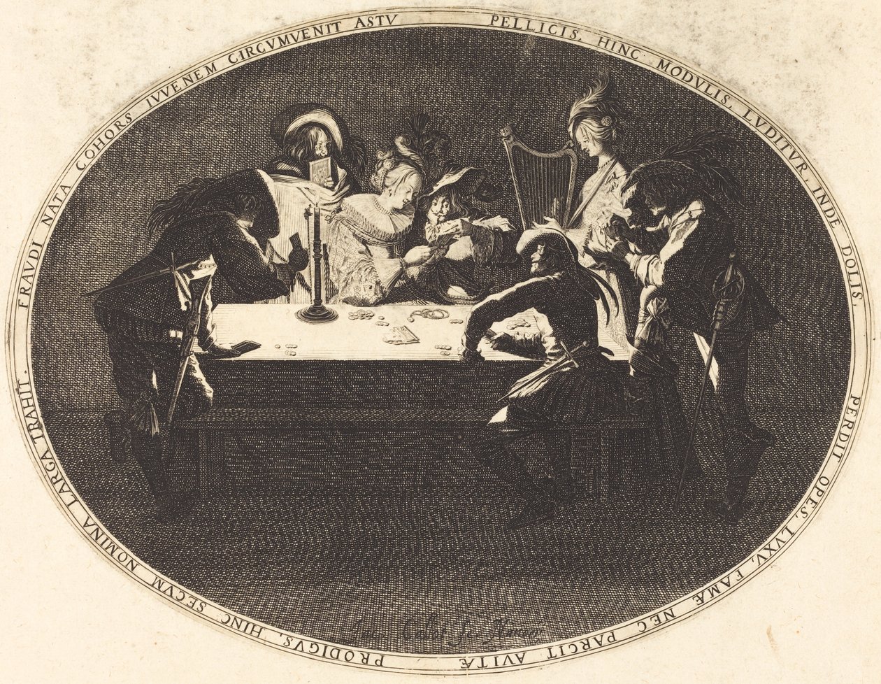 I Giocatori di Carte da Jacques Callot
