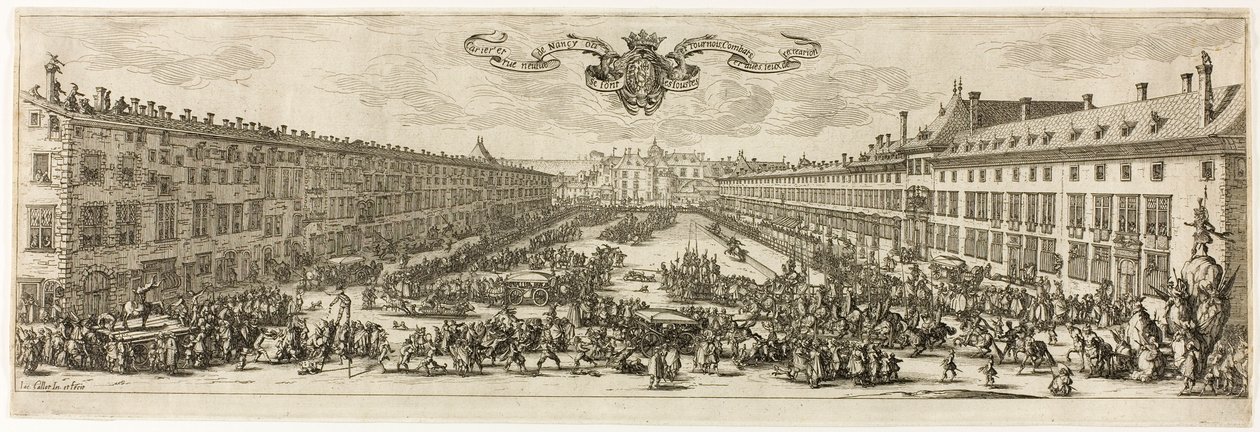 La Carrière, o Rue Neuve, a Nancy da Jacques Callot