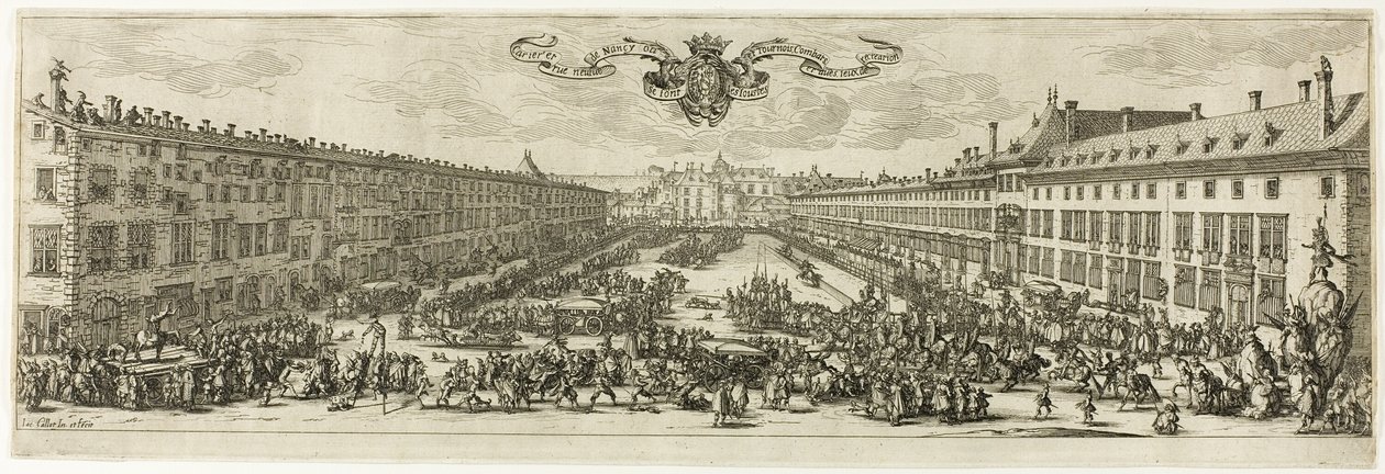 La Carrière, o Rue Neuve, a Nancy da Jacques Callot