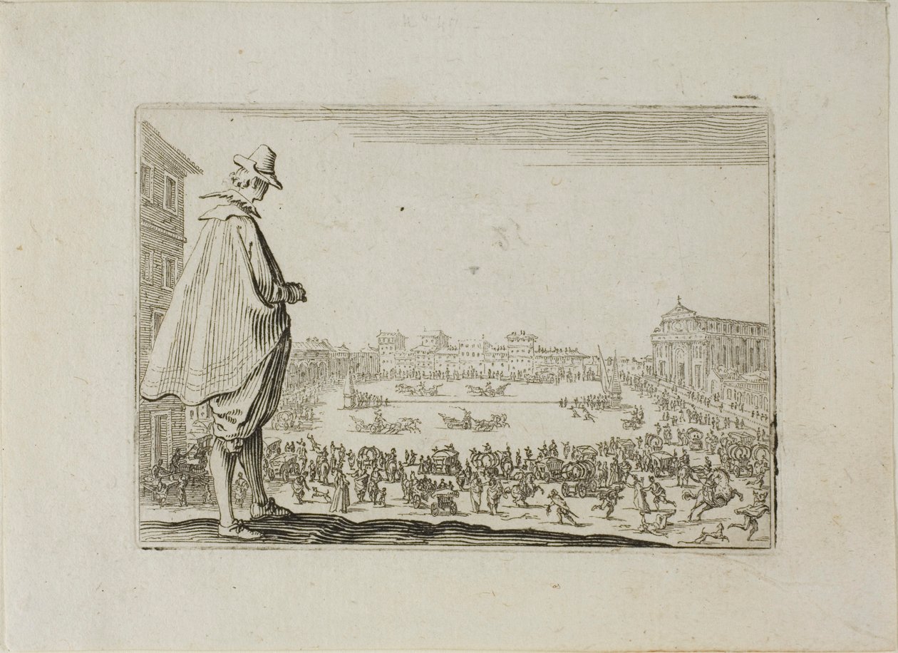 Le Corse dei Carri a Santa Maria, dai Capricci da Jacques Callot