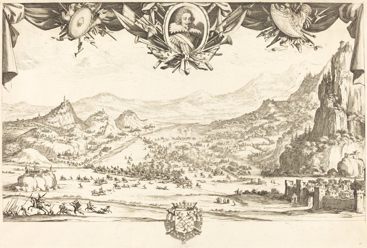 Il combattimento di Avigliana da Jacques Callot