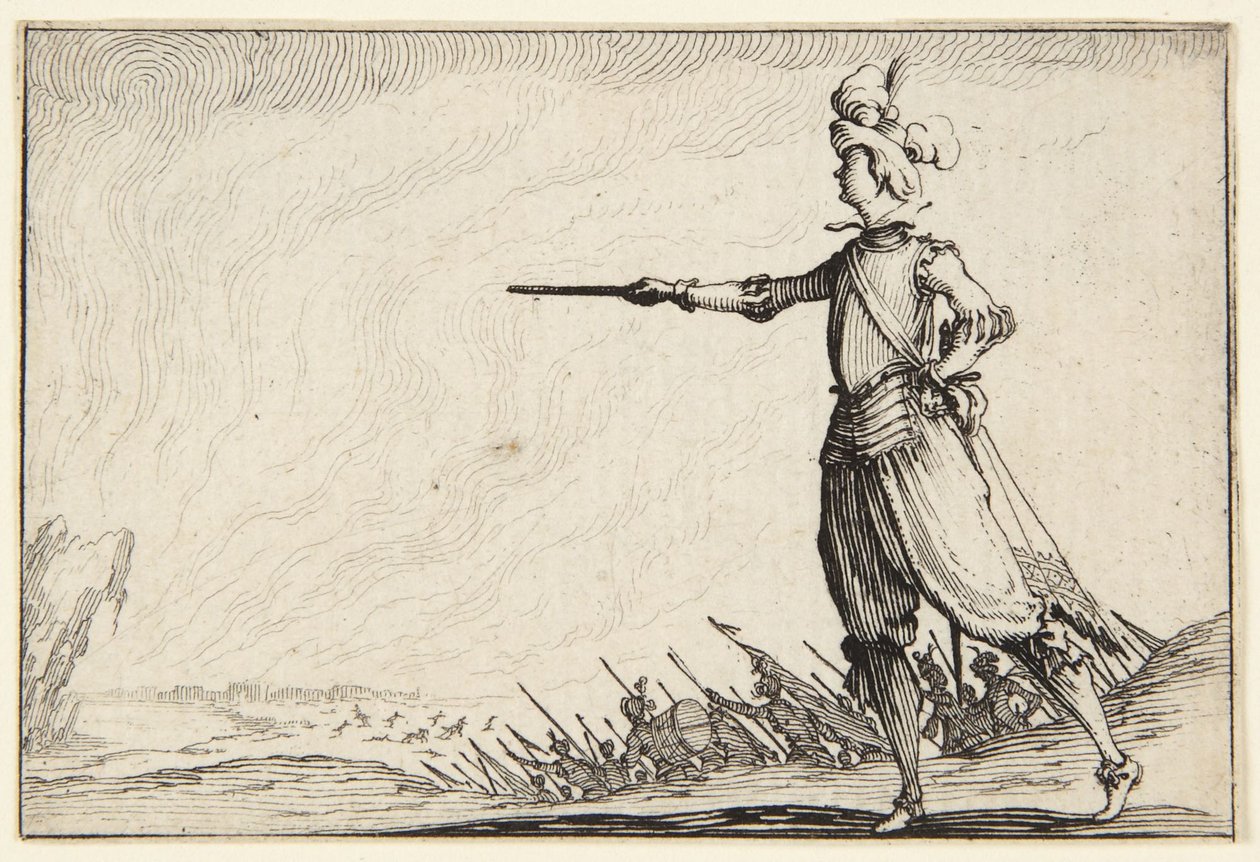 Il comandante a piedi da Jacques Callot