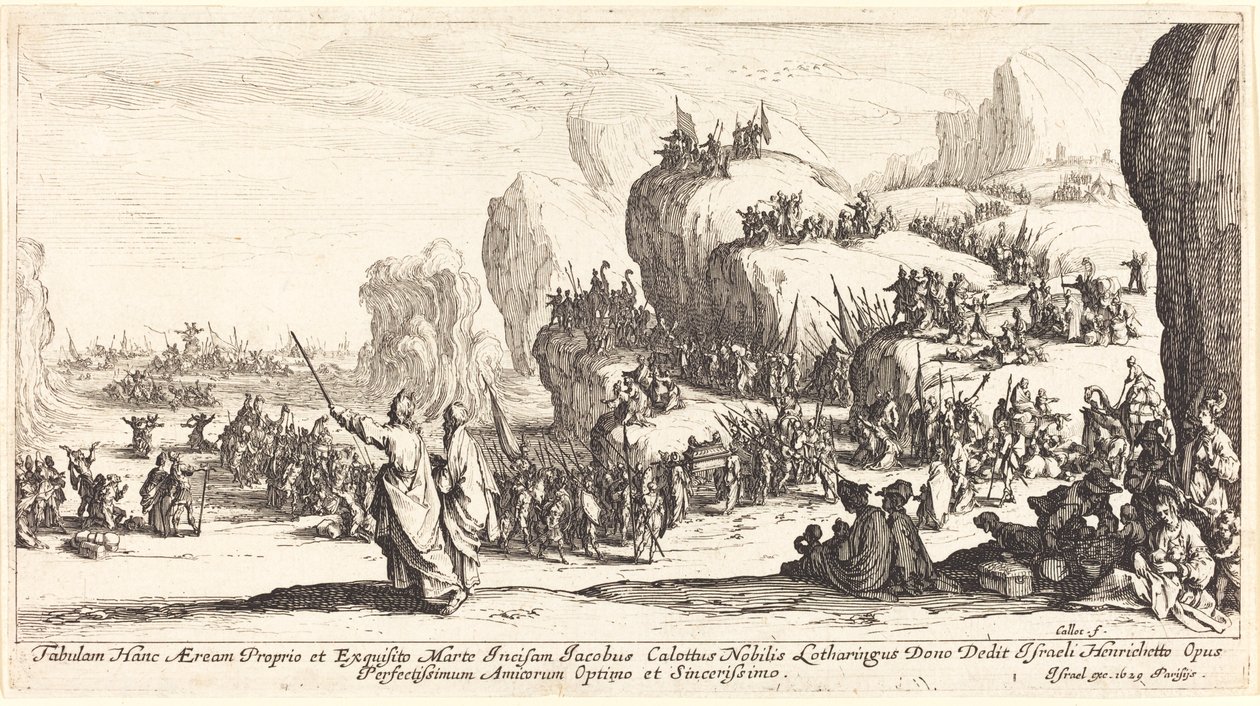Il passaggio del Mar Rosso da Jacques Callot