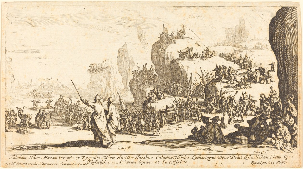 Il passaggio del Mar Rosso da Jacques Callot