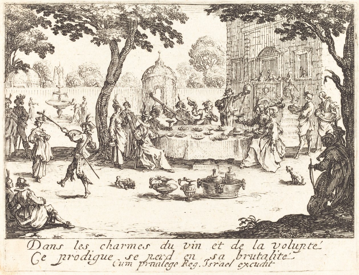 La dissipazione da Jacques Callot
