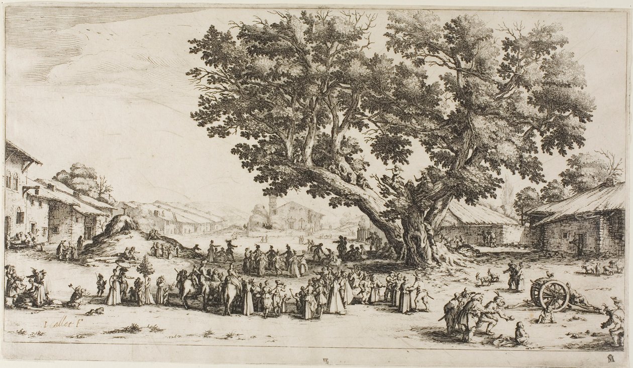 La fiera di Gondreville da Jacques Callot