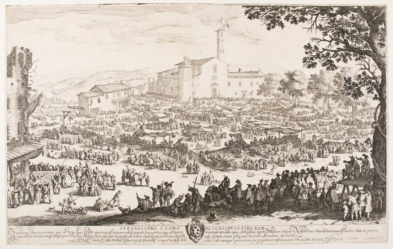 La fiera di L’Impruneta da Jacques Callot