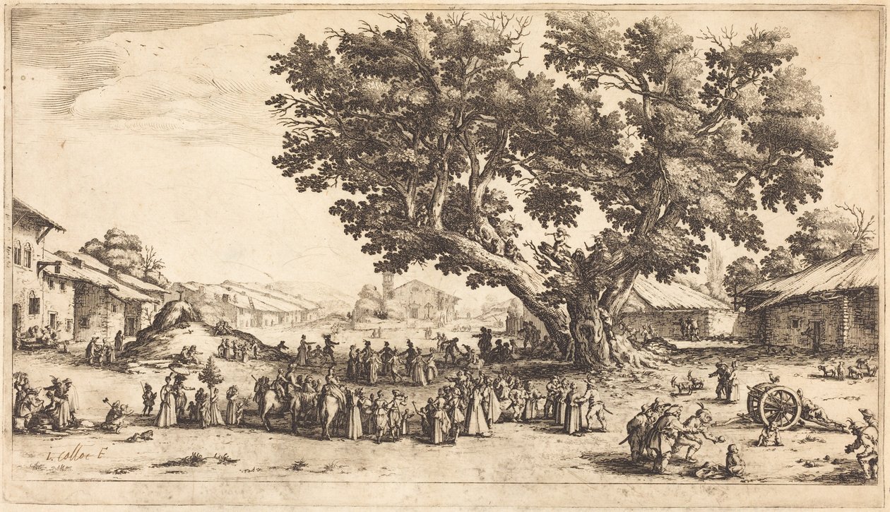 La fiera di Xeuilley da Jacques Callot