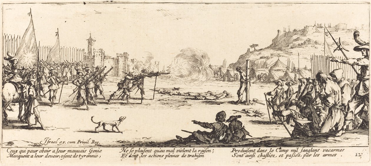 Il Plotone di Esecuzione da Jacques Callot