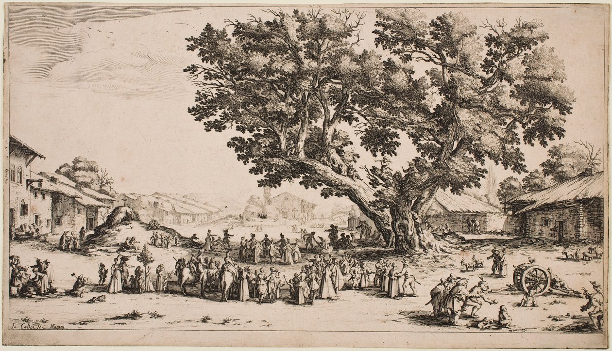 La fiera di Gondreville da Jacques Callot