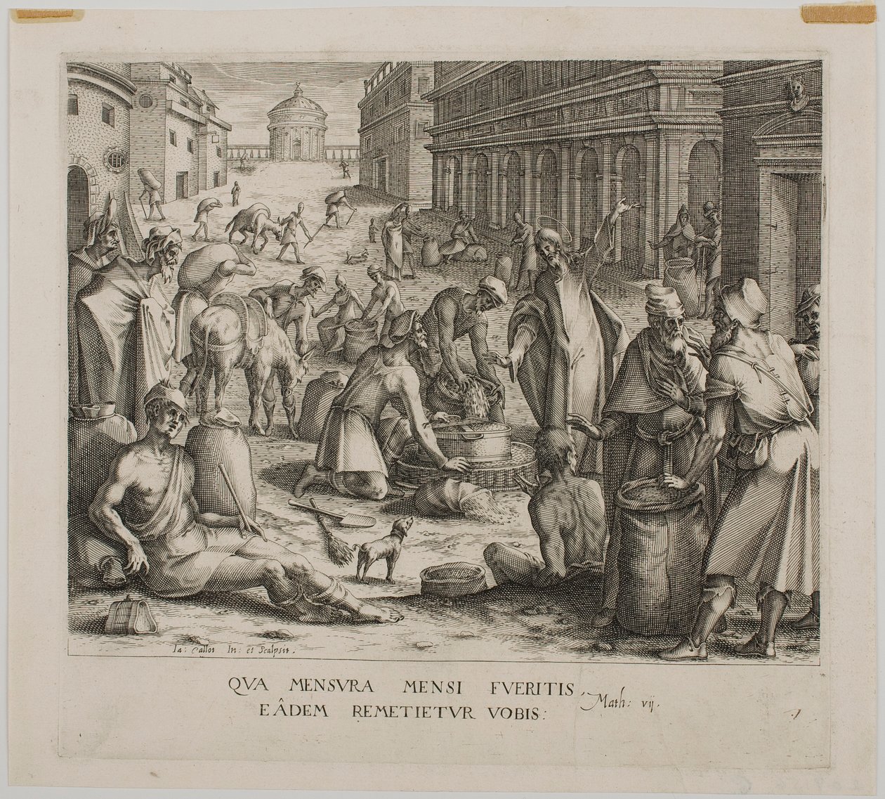 I misuratori di grano da Jacques Callot