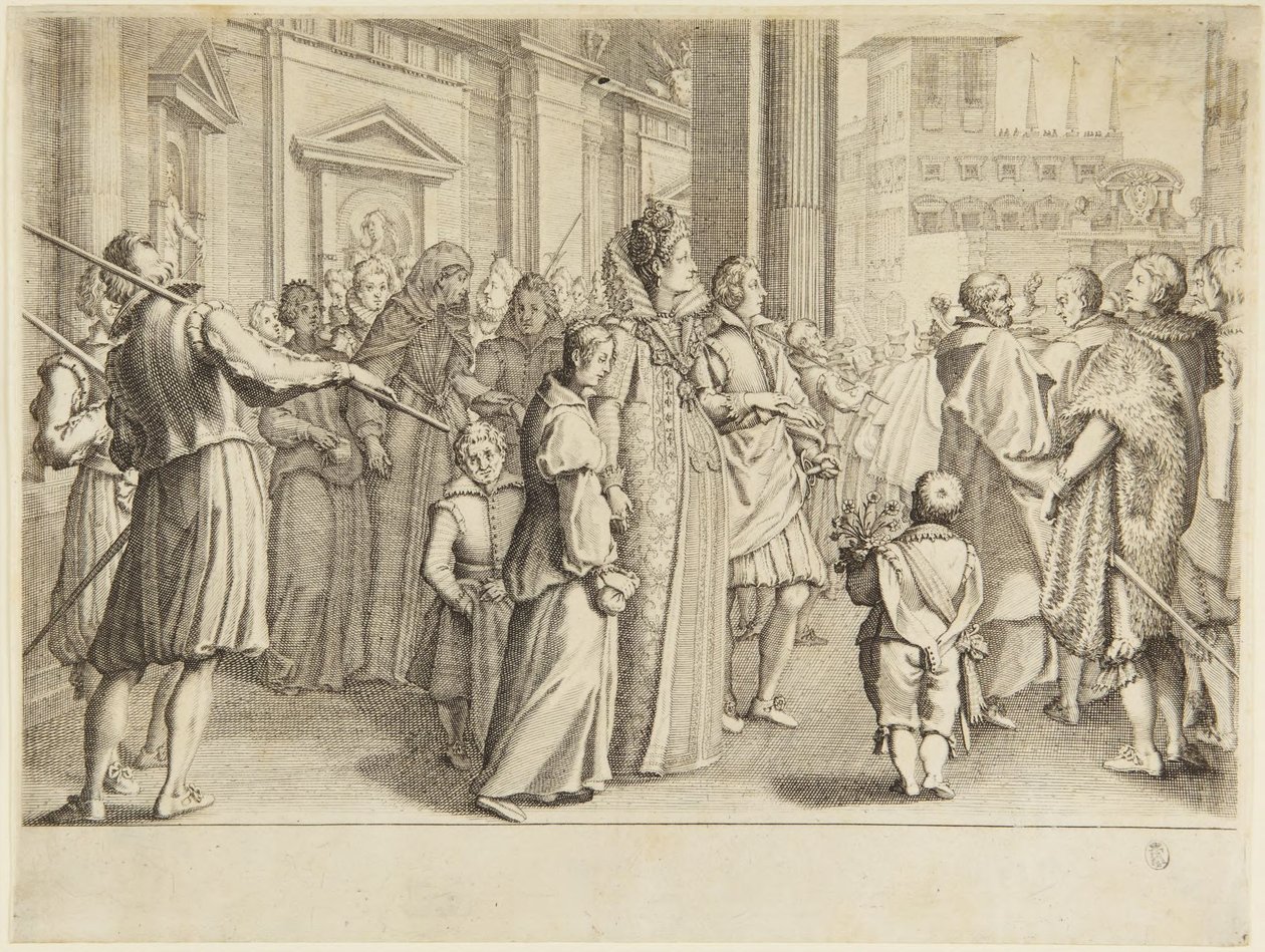 La granduchessa Maria Maddalena e la festa della dote da Jacques Callot