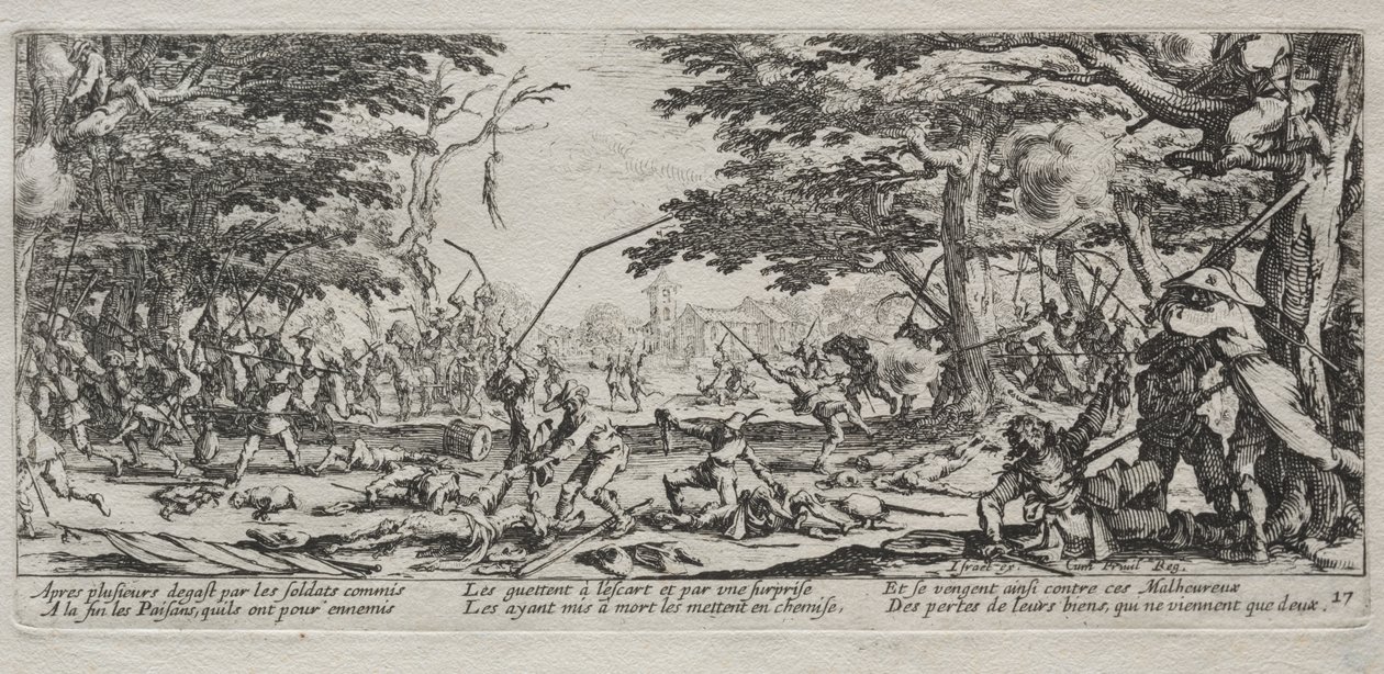 Le grandi miserie della guerra: La vendetta del contadino da Jacques Callot
