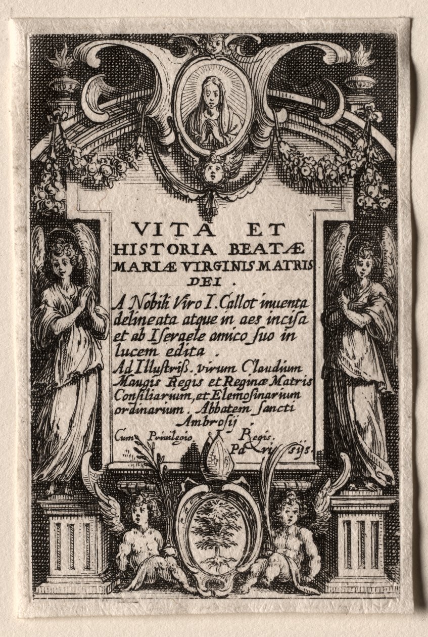 La vita della Vergine da Jacques Callot