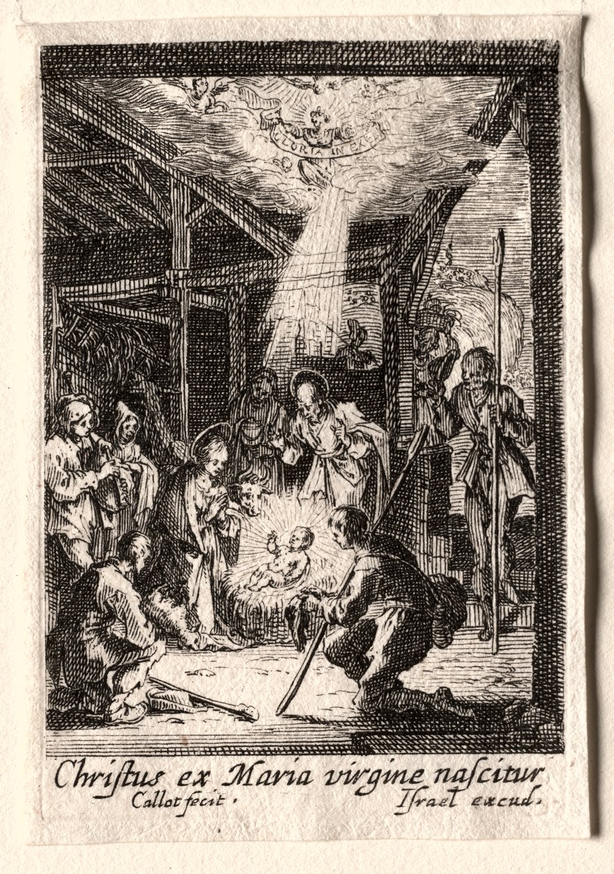 La vita della Vergine: La natività da Jacques Callot