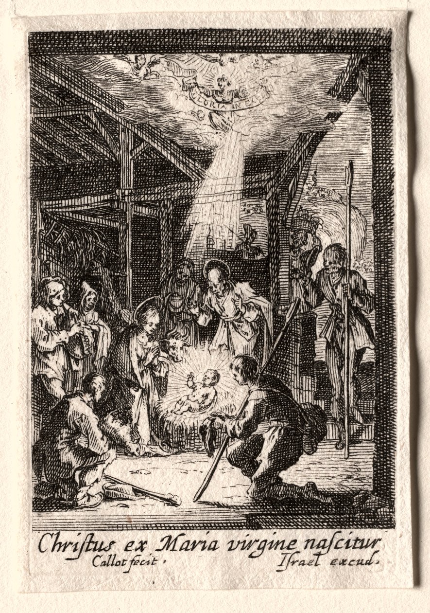 La vita della Vergine: La Natività da Jacques Callot