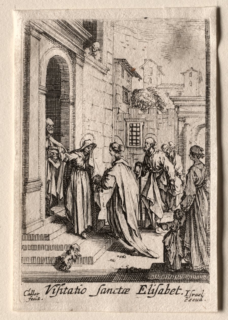 La vita della Vergine: La visitazione da Jacques Callot