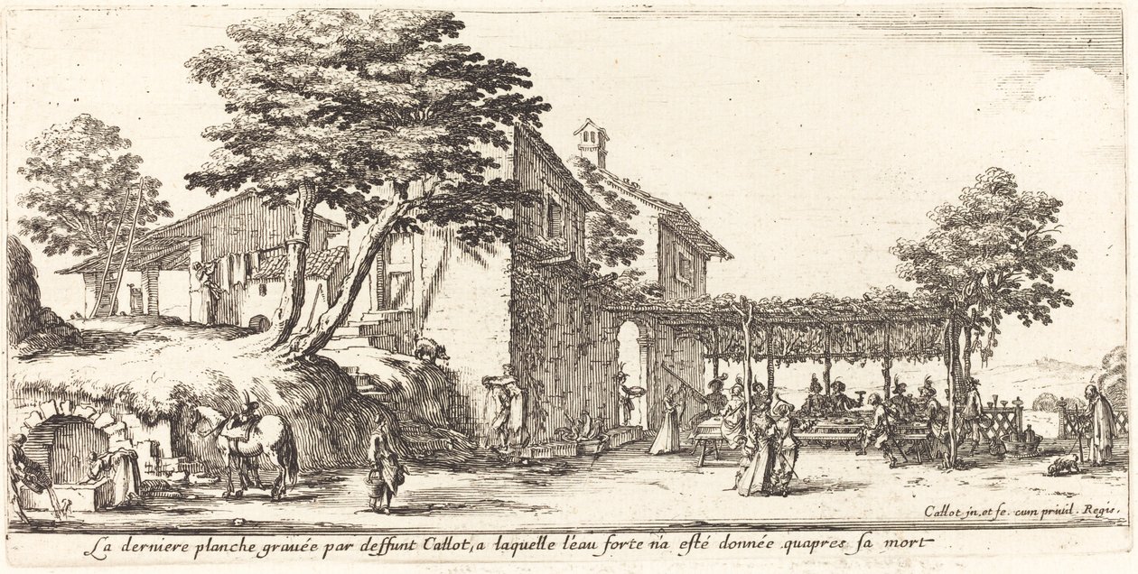 Il piccolo traliccio, 1635 da Jacques Callot
