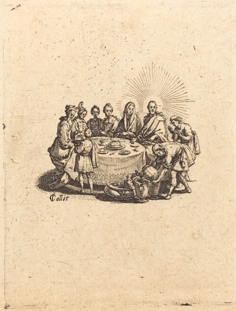 Le nozze di Cana da Jacques Callot