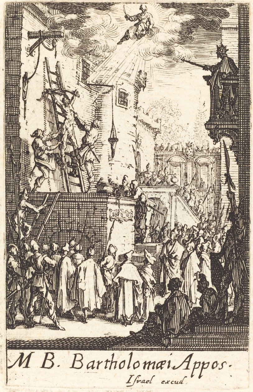 Il martirio di San Bartolomeo da Jacques Callot