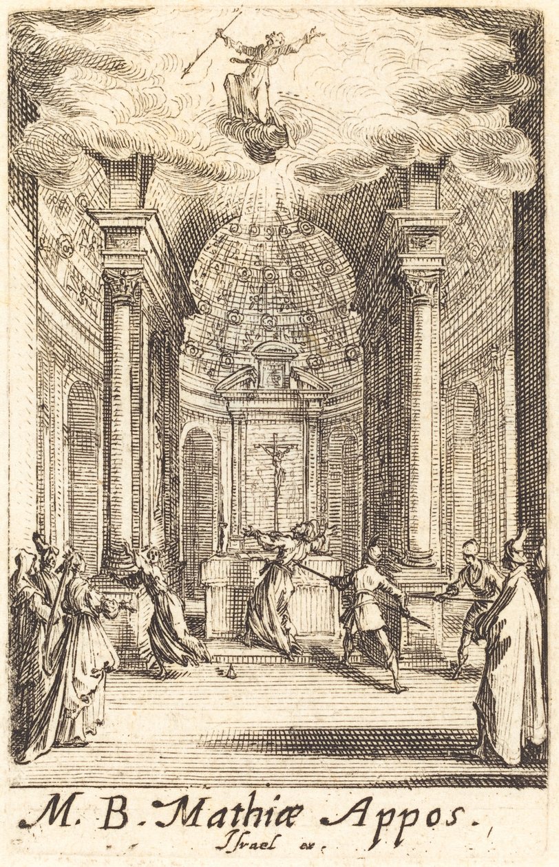Il martirio di San Mattia, c. 1634-1635 da Jacques Callot