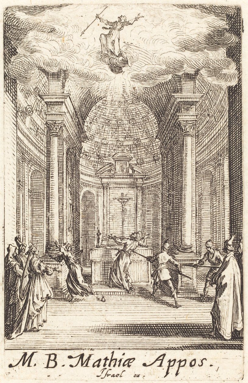Il martirio di San Mattia da Jacques Callot
