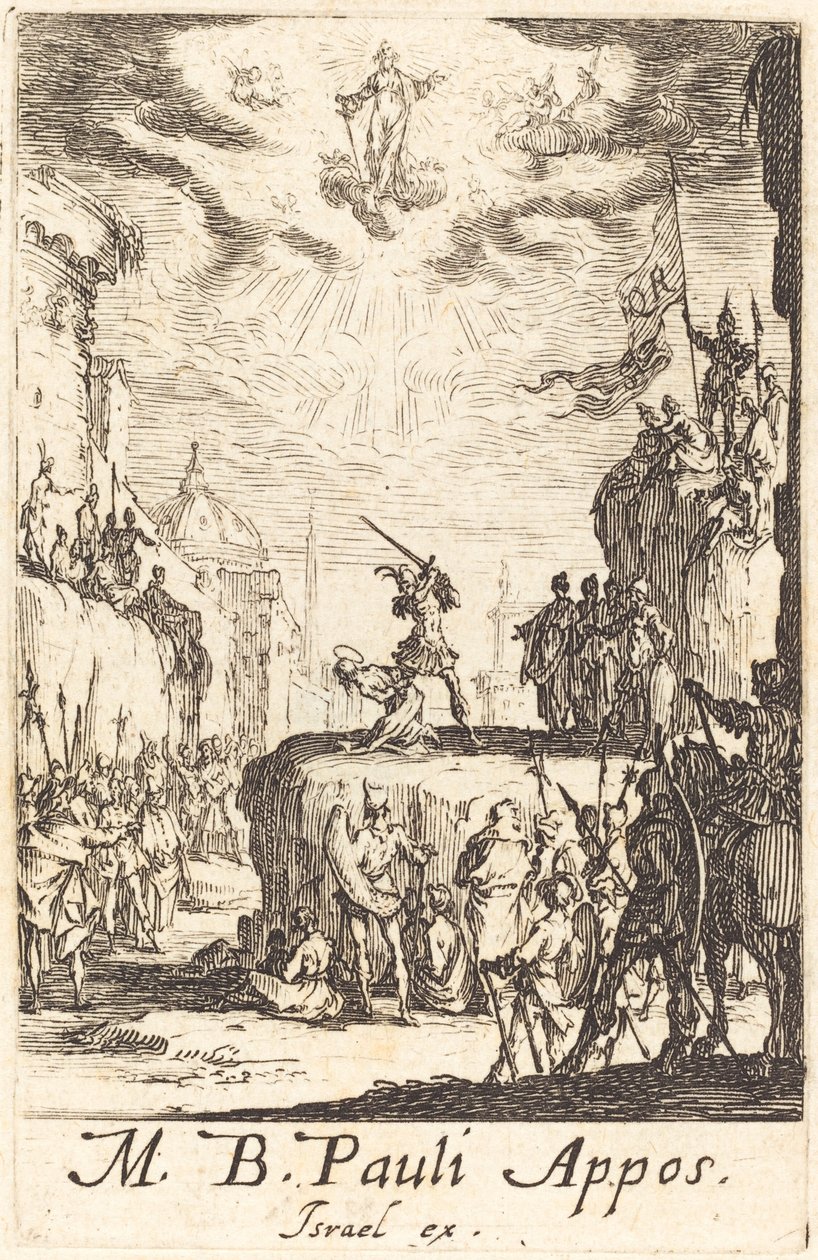Il martirio di San Paolo da Jacques Callot