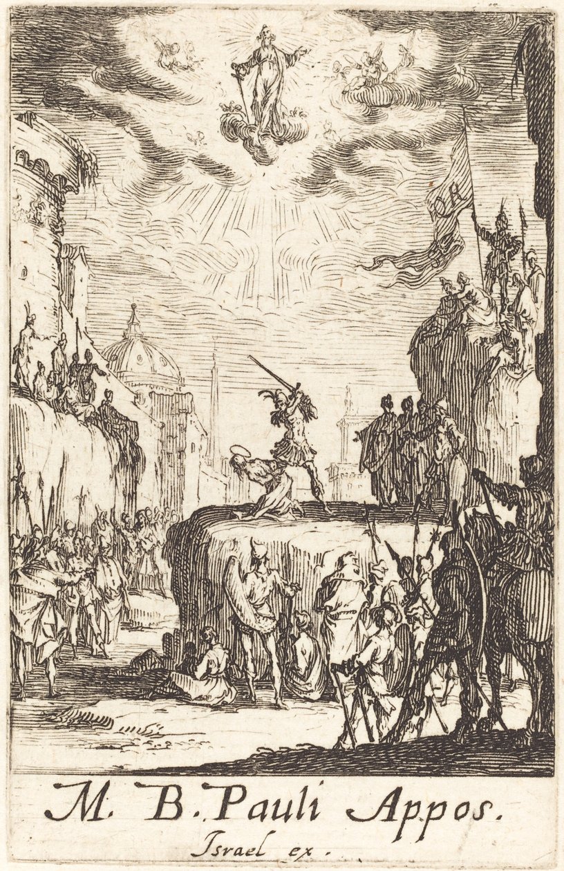 Il martirio di San Paolo da Jacques Callot