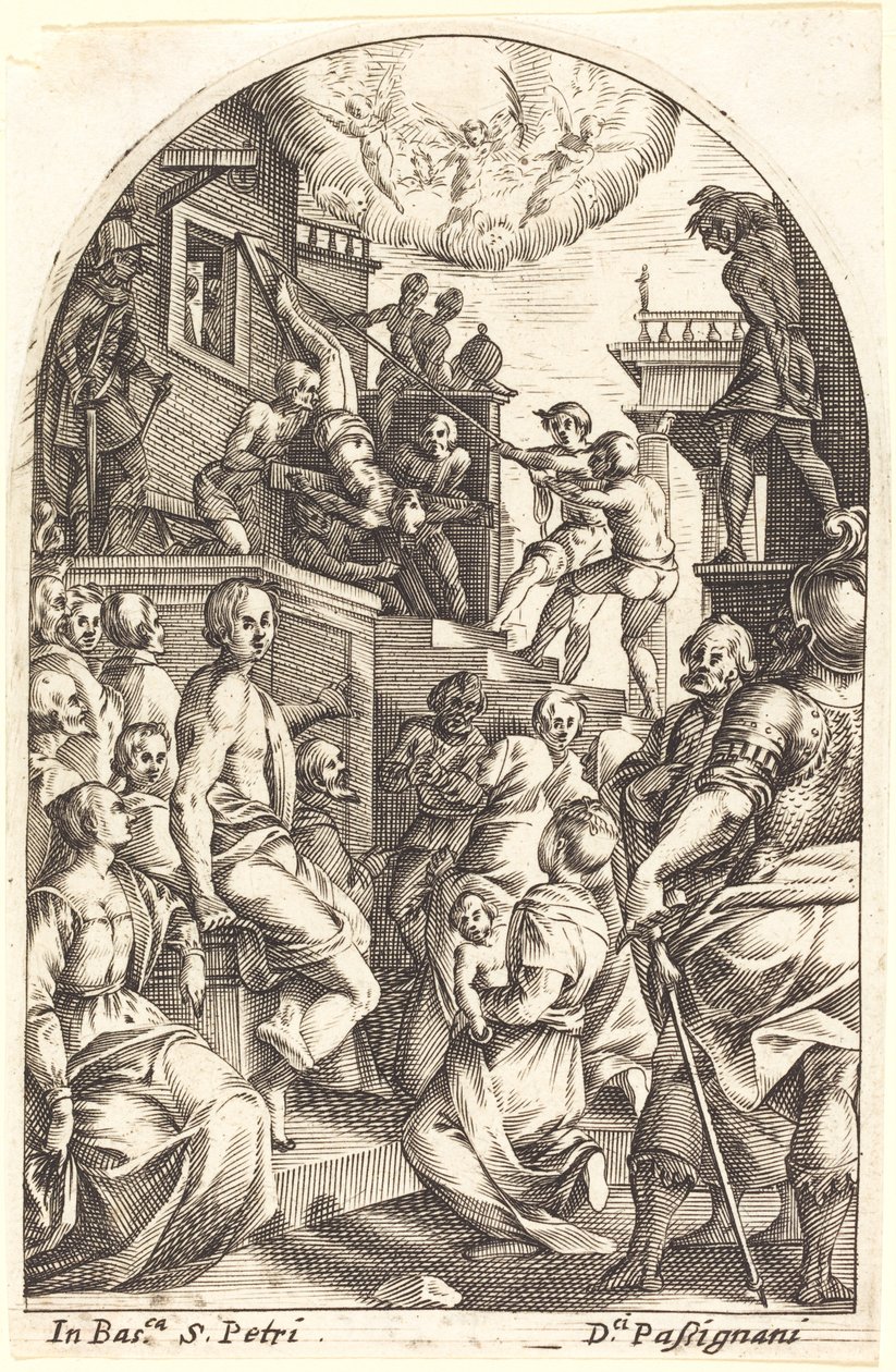 Il martirio di San Pietro da Jacques Callot