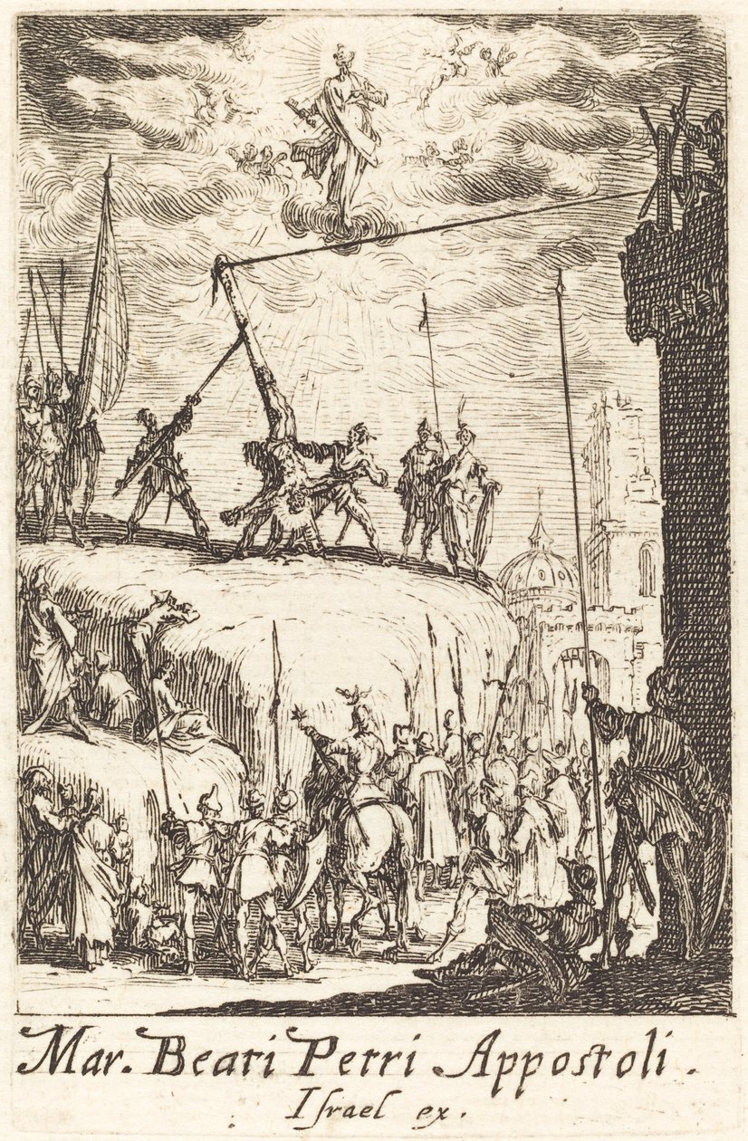 Il martirio di San Pietro da Jacques Callot