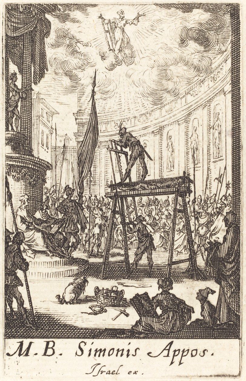 Il martirio di San Simone da Jacques Callot