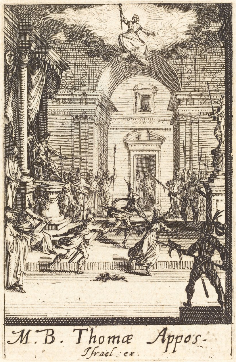 Il martirio di San Tommaso da Jacques Callot