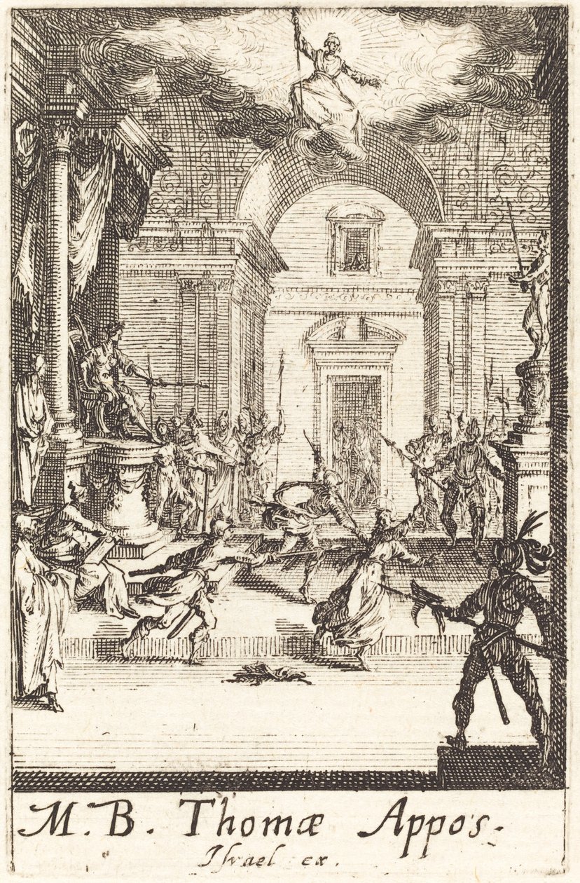 Il martirio di San Tommaso da Jacques Callot