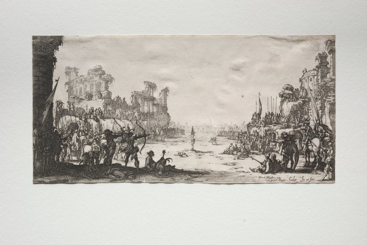 Il martirio di San Sebastiano da Jacques Callot