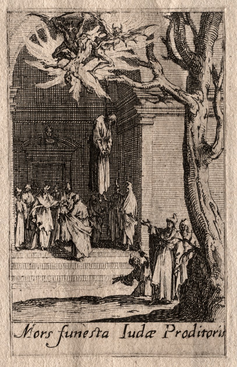 Il Martirio degli Apostoli: La Morte di Giuda da Jacques Callot