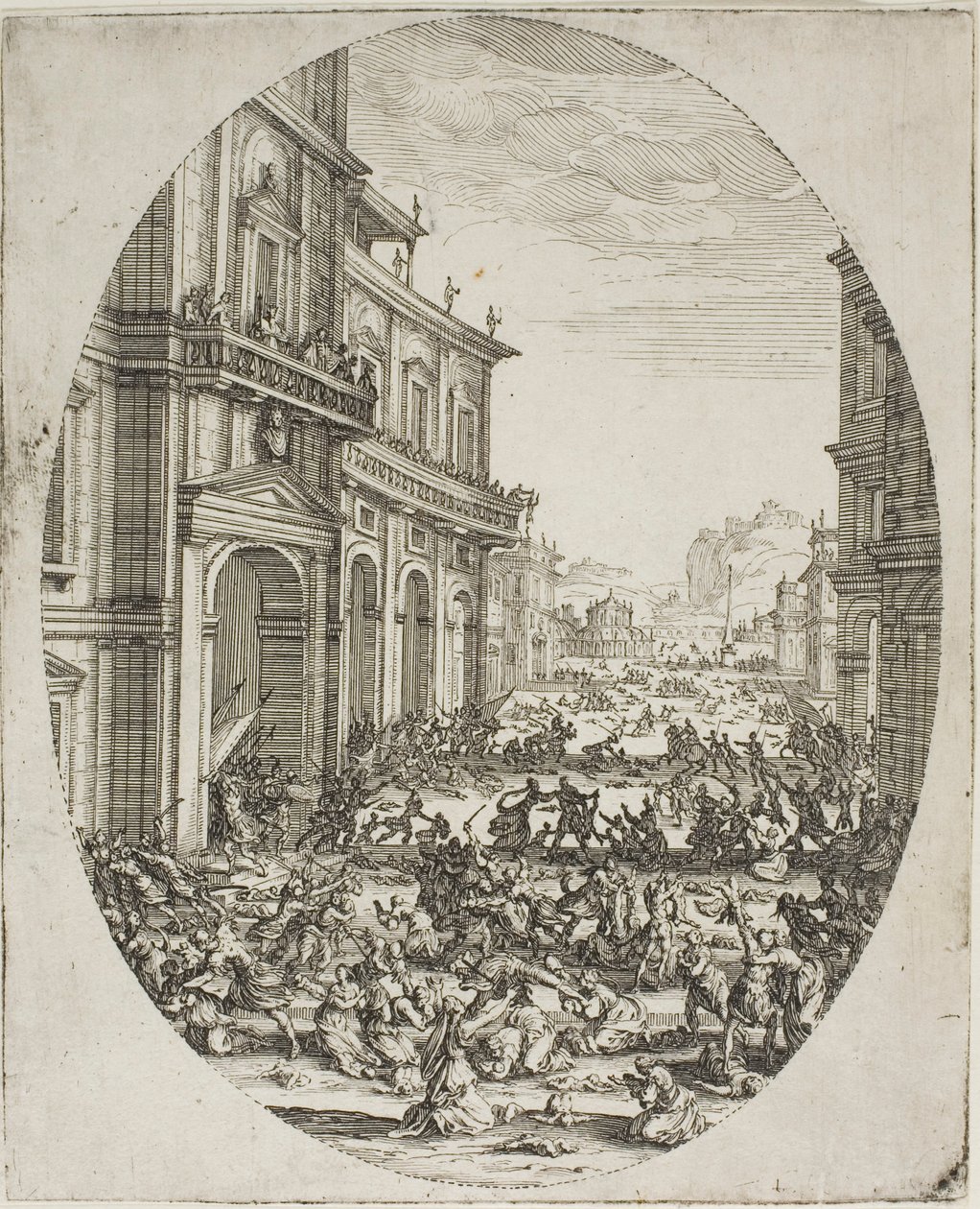 Il massacro degli innocenti (Seconda tavola) da Jacques Callot