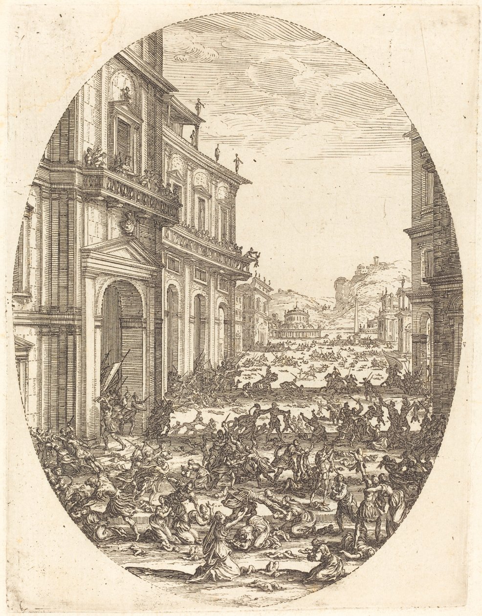Il massacro degli innocenti da Jacques Callot