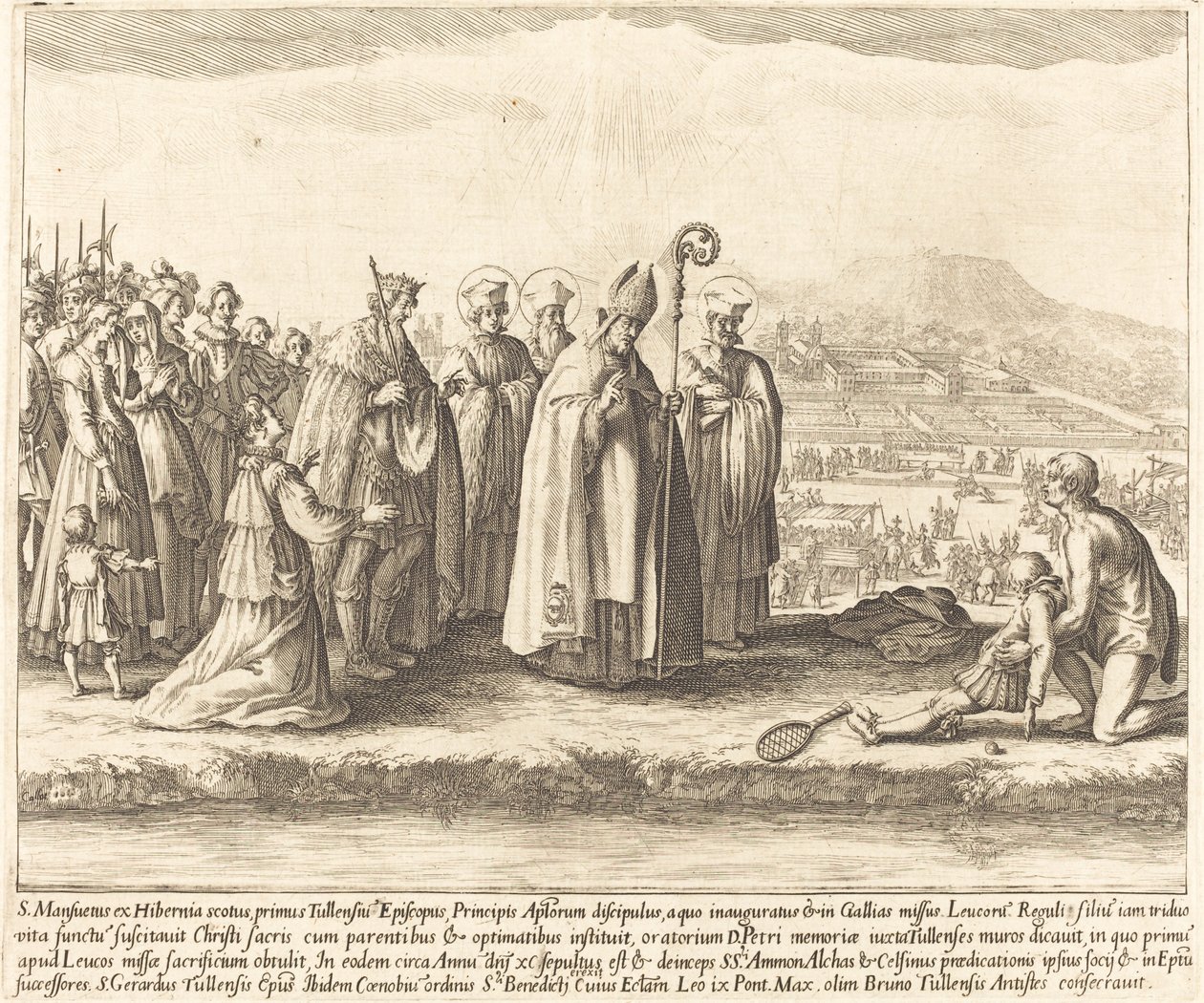 Il miracolo di San Mansuy da Jacques Callot