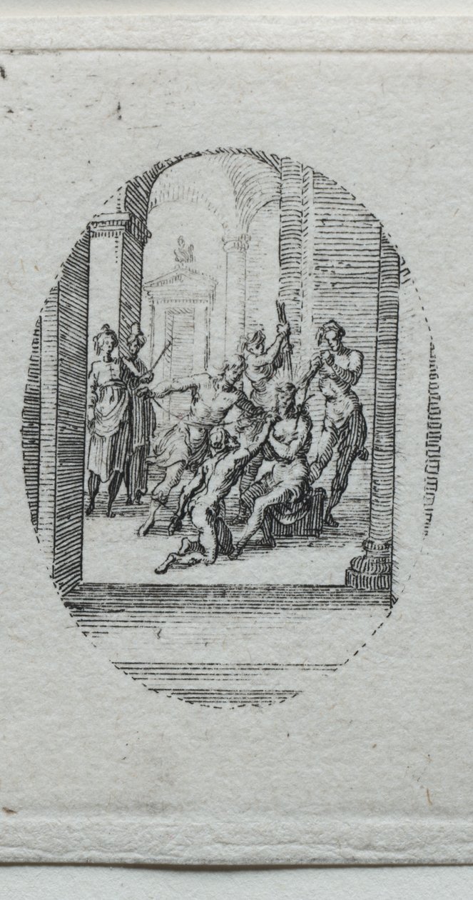 I Misteri della Passione: Cristo incoronato di spine da Jacques Callot