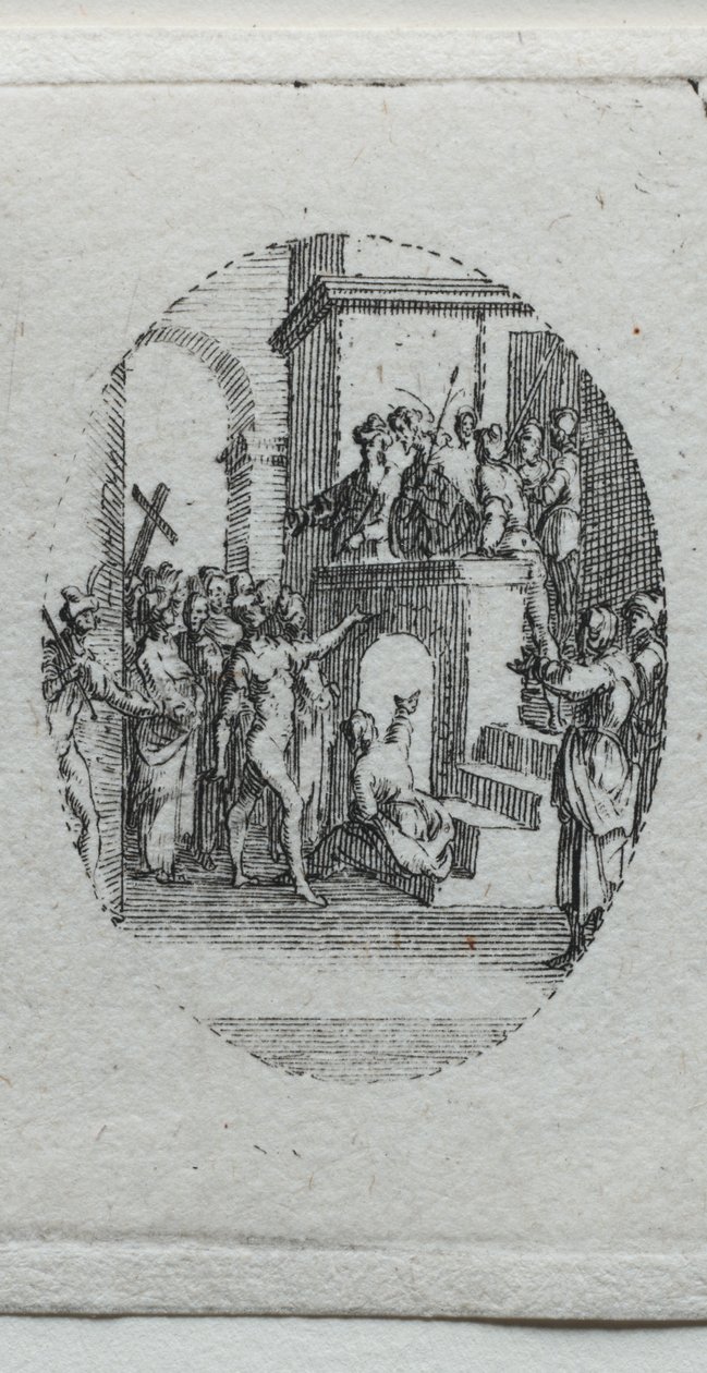 I Misteri della Passione: Cristo presentato al popolo da Jacques Callot