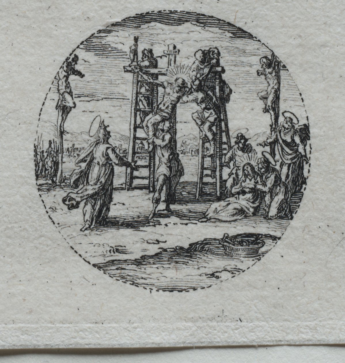 I misteri della Passione: La crocifissione da Jacques Callot