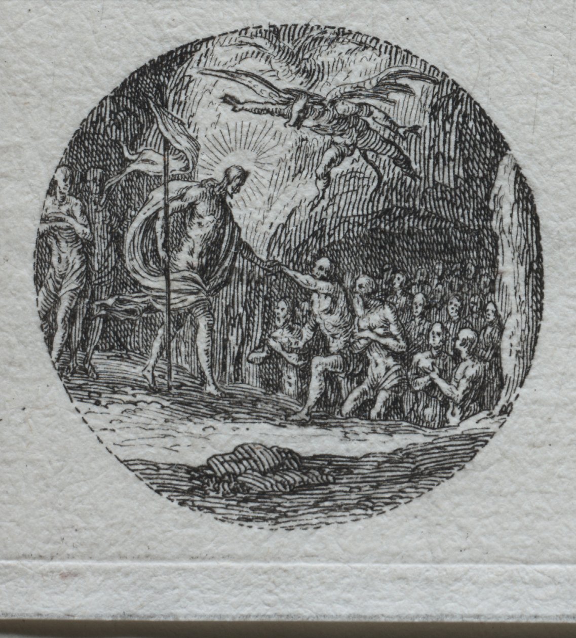 I misteri della Passione: La discesa al Limbo da Jacques Callot
