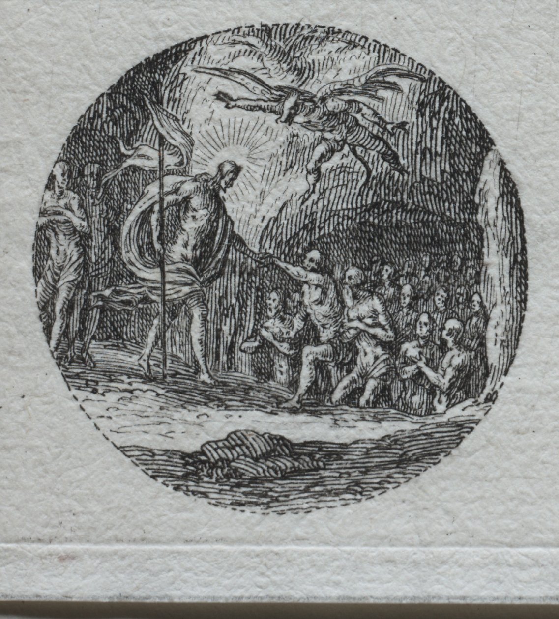 I Misteri della Passione: La Discesa nel Limbo da Jacques Callot