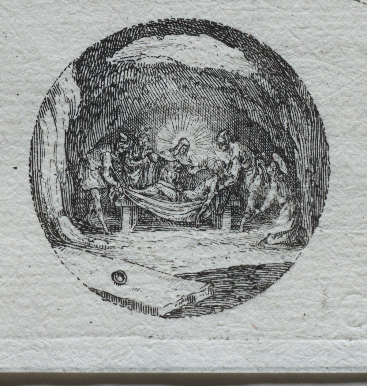 I misteri della Passione: La sepoltura da Jacques Callot