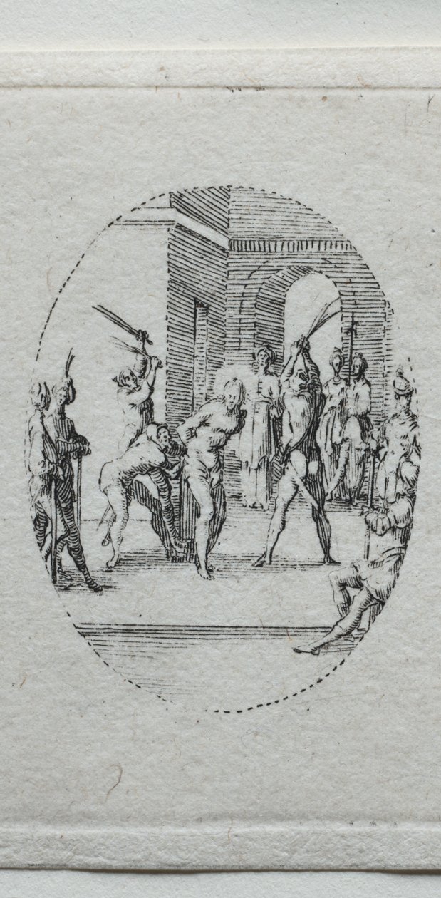 I misteri della Passione: La flagellazione da Jacques Callot