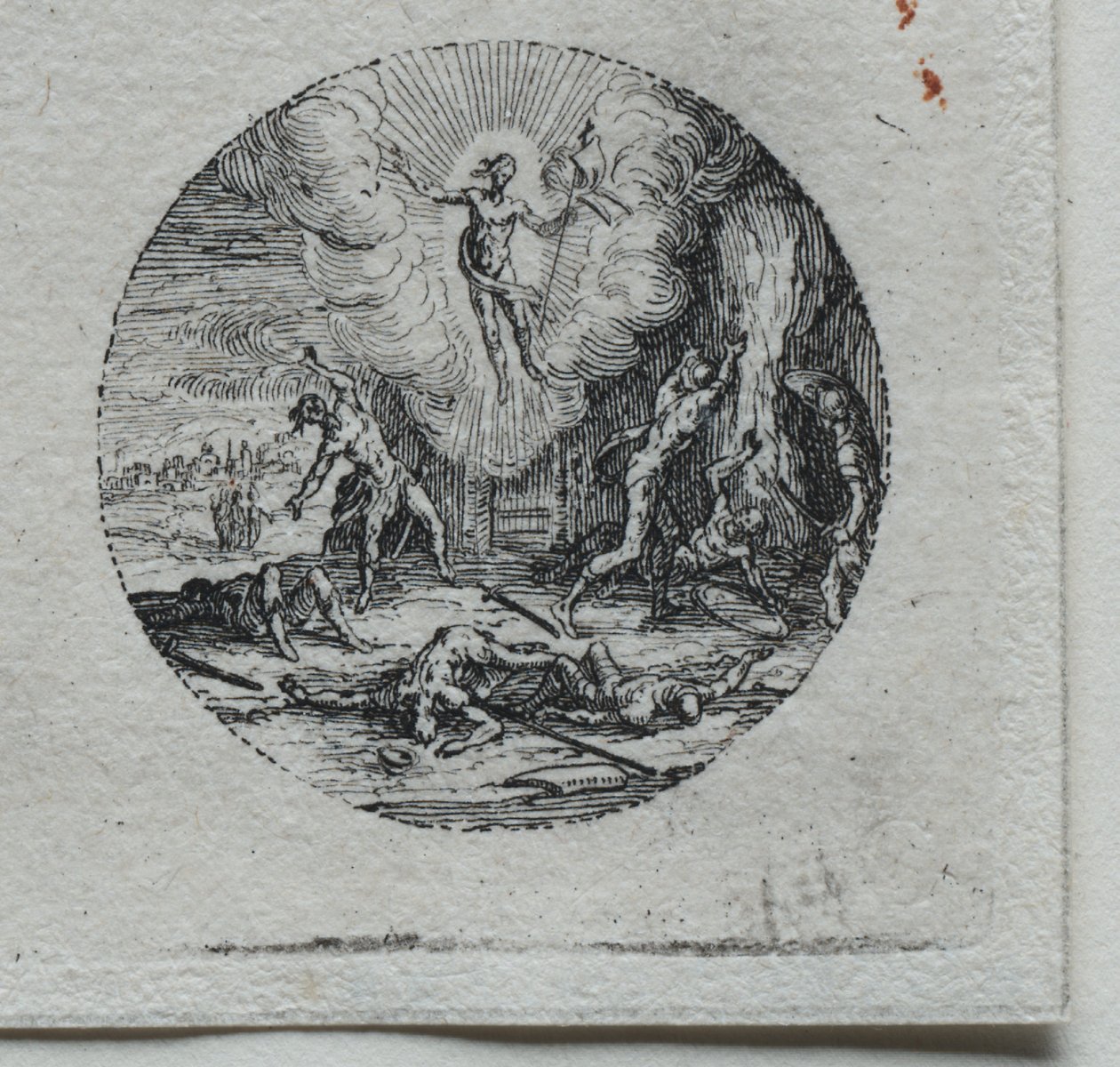 I misteri della Passione: La trasfigurazione da Jacques Callot