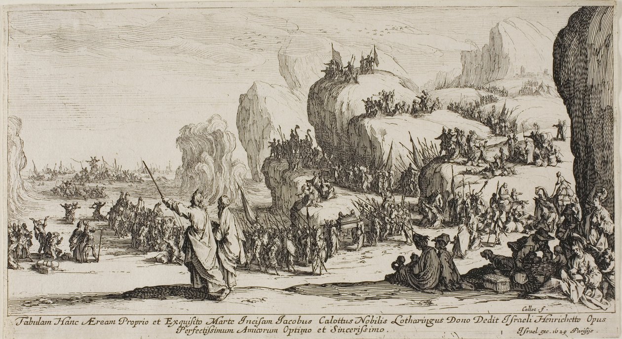 Il Passaggio del Mar Rosso da Jacques Callot