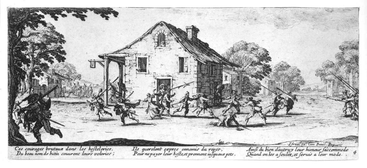 Il Saccheggio di una Locanda, tavola 4 da 