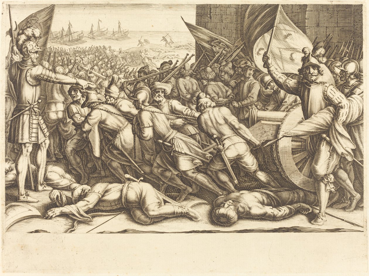 Il reimbarco dei turchi da Jacques Callot